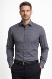                              NM h.u slim fit elasztikus ing - Acélkék mintás